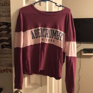 Abercrombie and Fitch log sleeve shirt